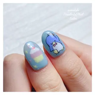 ミディアム ネイル 🐾enen style 🐾のネイルデザイン