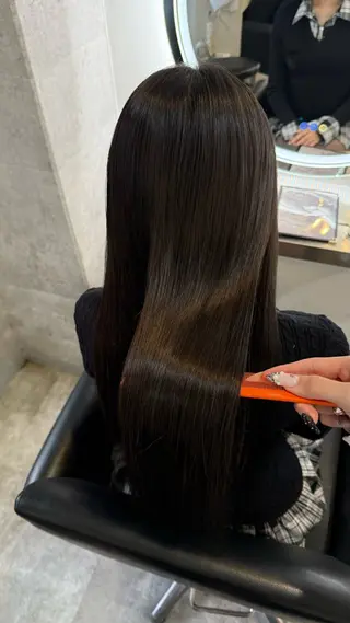 ロング REINA エクステ/ヘアセットのヘアスタイル
