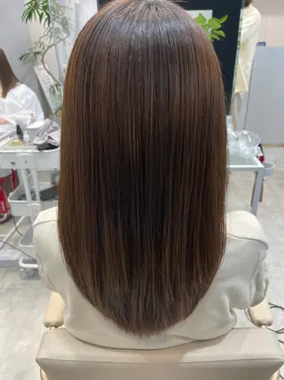 セミロング 表参道レイヤーカット 髪質改善山岸季生のヘアスタイル