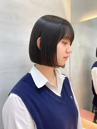 ショート 🦋韓国風レイヤー/ 艶髪矯正🦋凛太郎のヘアスタイル