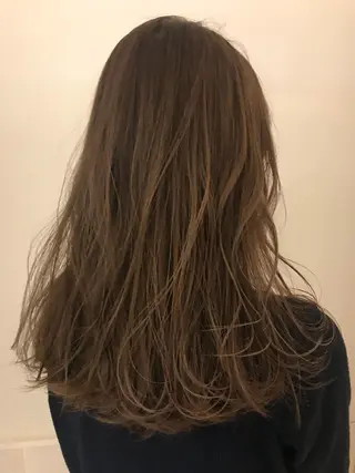 ロング カラー 清水 ちひろ ✄トップスタイリストのヘアスタイル