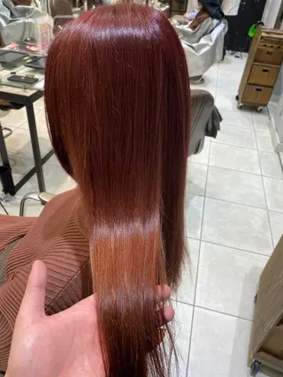 ロング 美髪矯正透明感カラー 江川 和輝のヘアスタイル