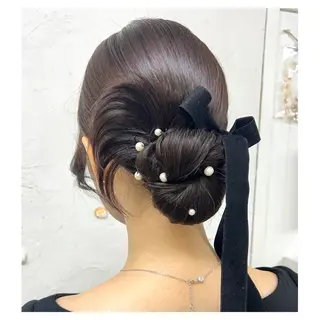 ヘアアレンジ ヘアセット/六本木/ Tomomiのヘアスタイル