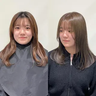 セミロング 【丁寧なカウンセリ ング】MIHOのヘアスタイル