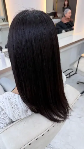 ミディアム パーマ 🦋艶髪縮毛矯正 /なおのヘアスタイル
