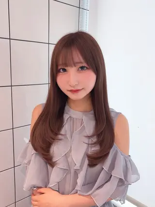 ロング カラー 表参道指名1位💖 艶カラーの達人💗のヘアスタイル