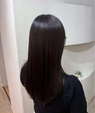 セミロング カラー Hikari／暖色／ ブラウンカラー🤍のヘアスタイル