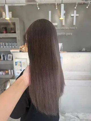ロング カラー ハイトーンカラー🩵 指名多数💗横山聖奈のヘアスタイル