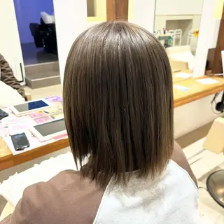 ミディアム カラー 髪質改善カラー 貝本 遥那 🧸⸝⋆*のヘアスタイル