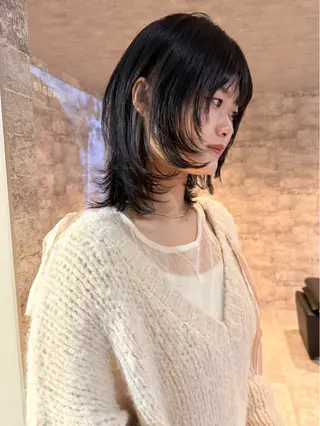 ミディアム カラー mai / linoah˚✧のヘアスタイル