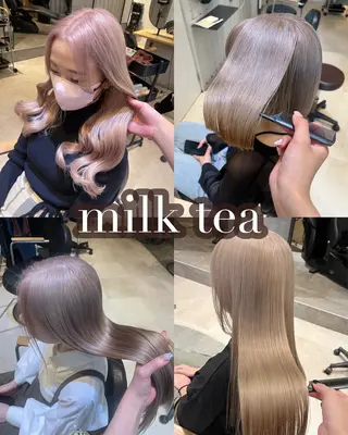 ミディアム カラー 髪質改善ケア🤍小川 友香のヘアスタイル