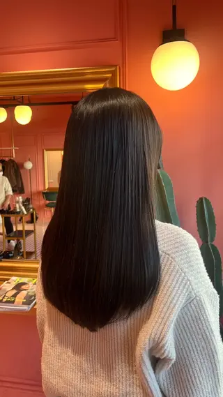 ロング 田中 美月のヘアスタイル