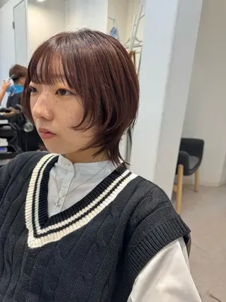ショート カラー 似合う髪型見つけます AYAKAのヘアスタイル