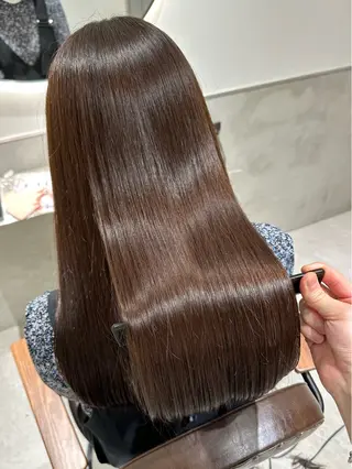 ロング 髪質改善 縮毛矯正/ レイヤー/銀座/本木のヘアスタイル