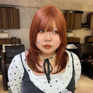 ミディアム カラー 横浜カラー/ブリーチ SAKI💫のヘアスタイル