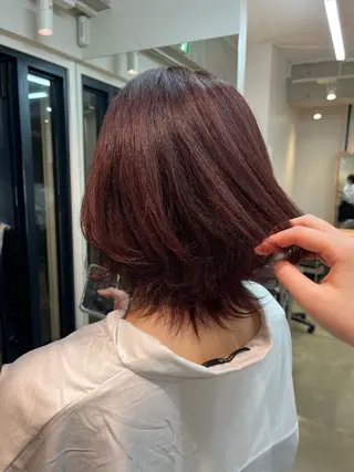 ショート カラー 土田 莉来のヘアスタイル