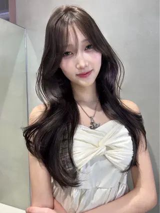 ロング カラー 【GLROW大宮】 reimi美髪カラーのヘアスタイル