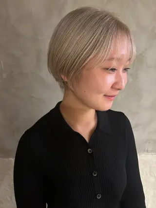 ショート カラー ayane⭐️ボブ・ ショート・パーマのヘアスタイル