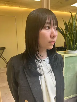 ミディアム 渡辺奎斗/ ボブ レイヤーカットのヘアスタイル