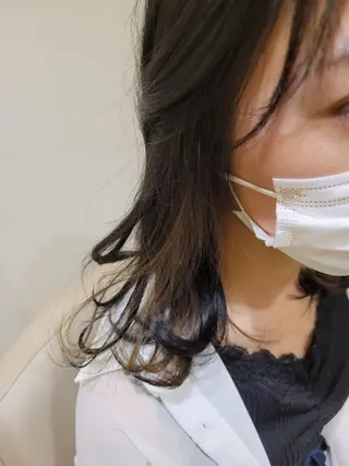 ミディアム カラー 鈴木 翠のヘアスタイル