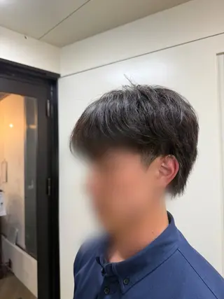 ショート メンズ 町田メンズパーマ 特化 金井蒔士のヘアスタイル