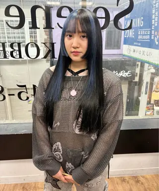 ロング ブリーチ BAM BIのヘアスタイル