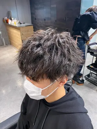 パーマ メンズ メンズヘア特化 パーマ 縮毛矯正🔷のヘアスタイル