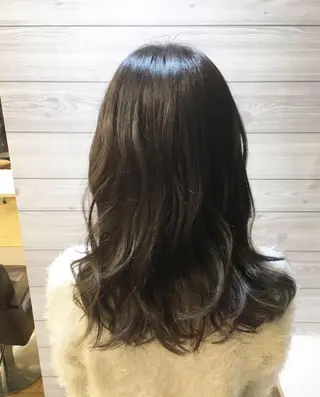 ミディアム カラー 縮毛矯正・髪質改善 支持No1🫧北島のヘアスタイル