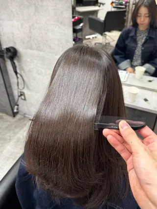 セミロング カラー 新宿/顔周りカット/ レイヤー/がっきーのヘアスタイル