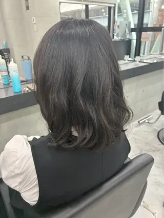 ミディアム パーマ Endearing 🌟銀座のヘアスタイル