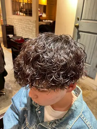 パーマ メンズ メンズカット パーマ特化 清士郎のヘアスタイル