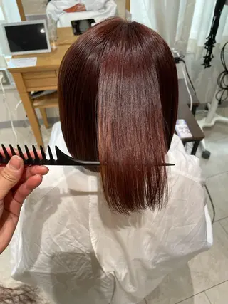 ミディアム カラー 過去一の柔髪ヘア 🌿einshairのヘアスタイル
