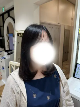 ミディアム 大内 杏珈のヘアスタイル