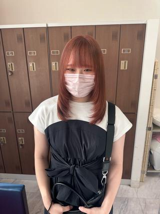 ミディアム カラー Lantana 前野心結のヘアスタイル