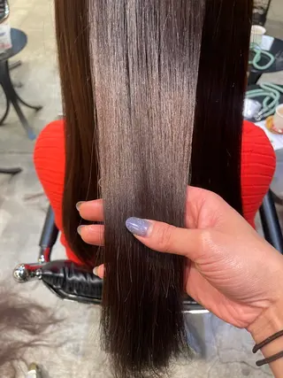 ロング カラー パーマ ヘアアレンジ くびれレイヤー/艶 カラー　MADOKAのヘアスタイル