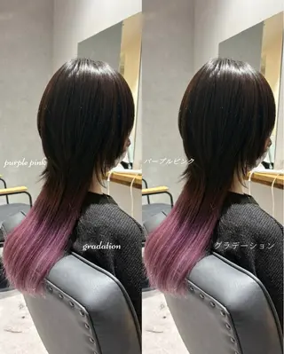 ミディアム アリヤマ メイカのヘアスタイル