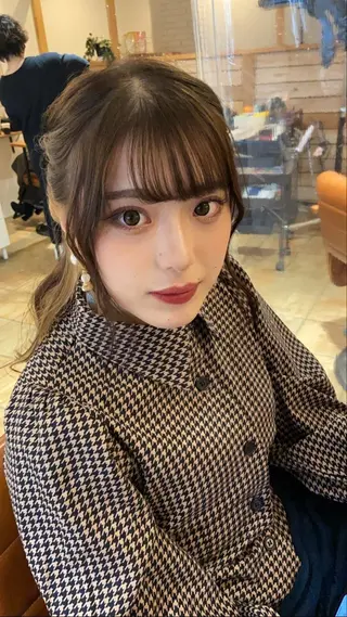 ミディアム ayumi🦖/ 似合わせカラー🤎のヘアスタイル