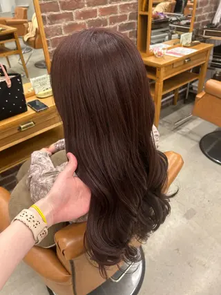 ロング カラー 🌼髪質改善/透明感 艶髪タケドミのヘアスタイル