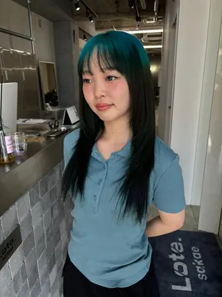 ロング カラー デザインカラー /rioのヘアスタイル