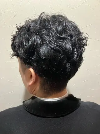 ショート パーマ メンズ SAKI SAKIのヘアスタイル
