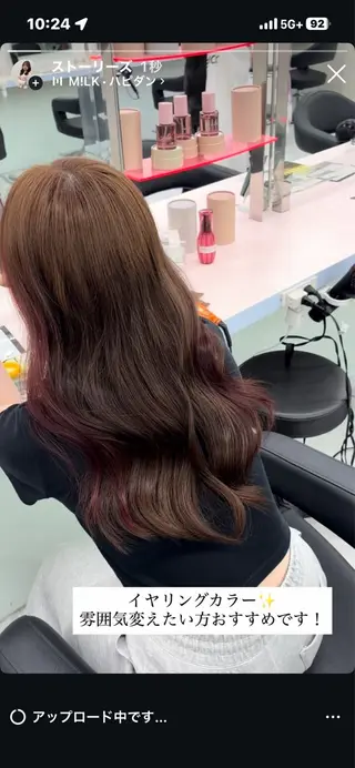セミロング かわいいモテカラー 🎀SAAKA🎀のヘアスタイル