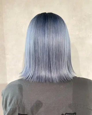 ミディアム カラー ブロンド/ミックス カラー三毛猫Kaiのヘアスタイル
