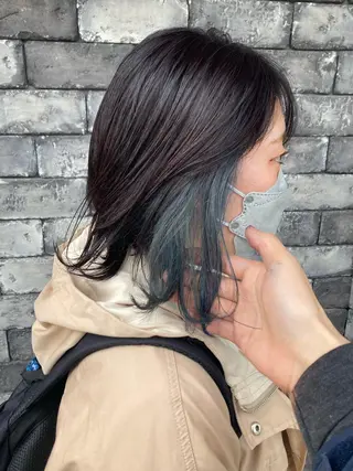 ミディアム カラー ✂️似合わせの魔術師 石田一樹✂️のヘアスタイル