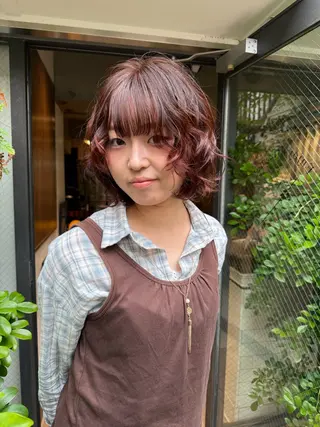 カラー 艶髪艶カラー 🔥平口はのんのヘアスタイル