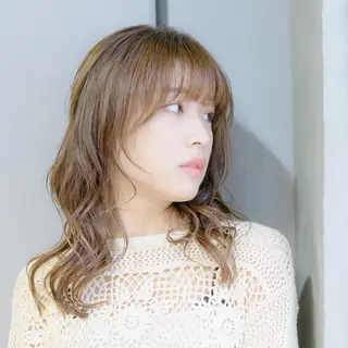 ミディアム カラー 🦋韓国系指名No1 店長/圓山 祐也🦋のヘアスタイル