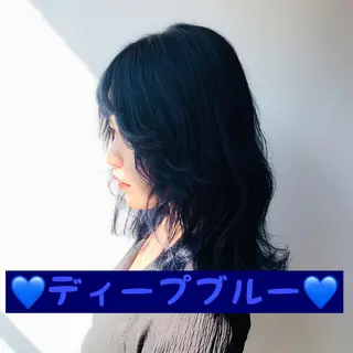 セミロング カラー 🫧渋谷美容師 たくみ🫧のヘアスタイル