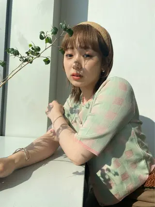 カラー モデル募集/ あやね☁໒꒱·ﾟのヘアスタイル