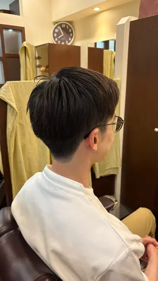 ミディアム メンズ コンダ フウマのヘアスタイル