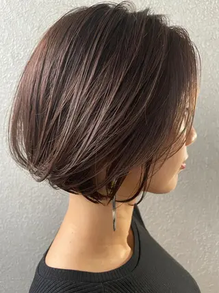 ミディアム カラー UP-PU ART  HAIRのヘアスタイル
