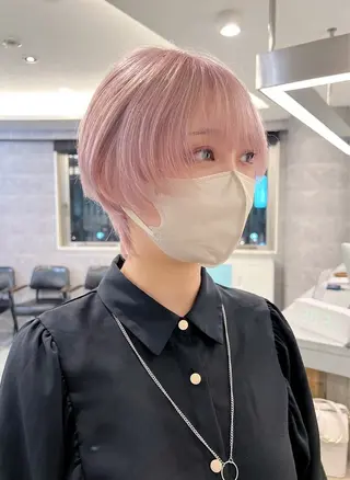 ショート ケアブリーチ🌟 ♢WATARU♢のヘアスタイル